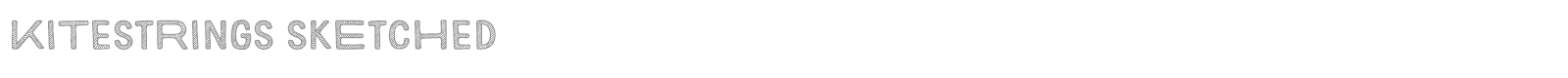 Kitestrings Sketched font preview